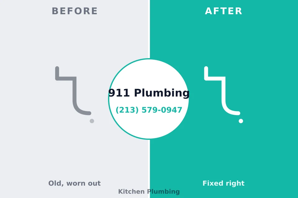 Before and after: plumbing repair Basin City, WA